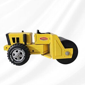 Vintage 1970s Tonka Road Steam Roller 8 Inch Metal Toy